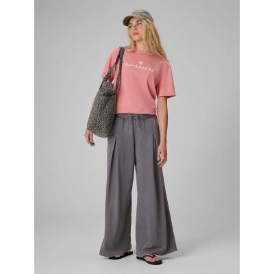 6. Women's wide-leg sweatpants 4F 4FRAW26TTROF2050-24S