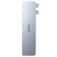 2. Baseus UltraJoy Series 6-in-1 USB-C 40 Gb/s USB 3.0 HDMI 4K USB Hub with SD and microSD Reader - Gray