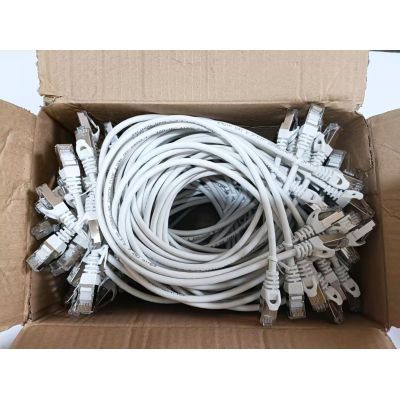 3. Equip Cat6 patch cable 60pcs S/FTP 2xRJ45 0.50m white LSZH