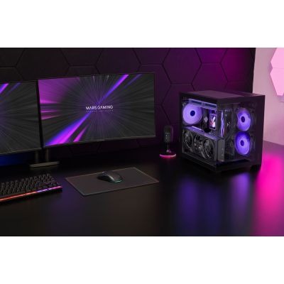 12. TACENS MARS MC-VIEW3 3xARGB USB-C mATX- housing/cases