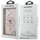 8. Karl Lagerfeld IML Choupette Sketch Logo MagSafe iPhone 16 Case - Pink
