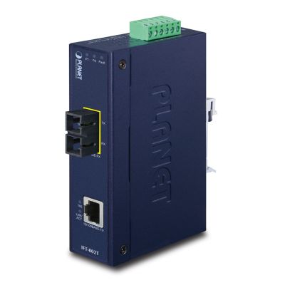 PLANET IFT-802T network converter 200 Mbit/s 1310 nm Blue