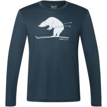 Men's long-sleeve shirt SUPER.NATURAL M Ski Karl LS navy blue
