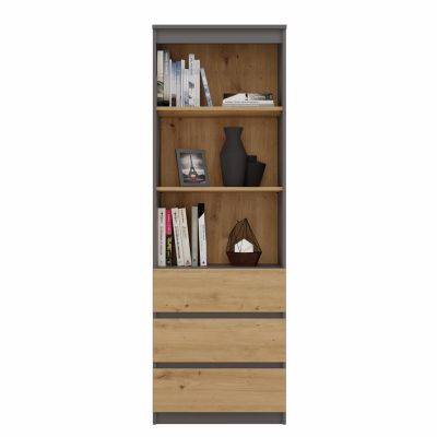 3. OFFICE SHELVING 3 DRAWERS 3 SHELVES OLIMP ANT/ART SET