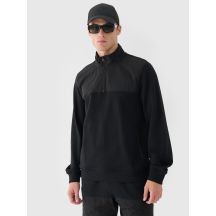 Men's sweatshirt without zipper, without hood, 4F 4FRSS24TSWSM2035-20S