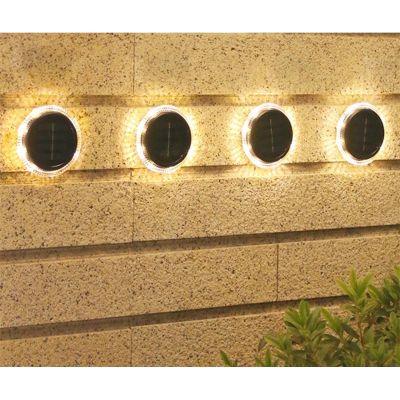 23. SOLAR DISC LAMPS FOR GROUND OR WALL MOUNTING 2 PCS