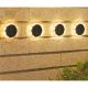 23. SOLAR DISC LAMPS FOR GROUND OR WALL MOUNTING 2 PCS