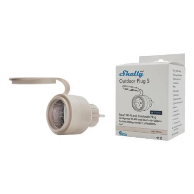 6. Shelly Outdoor Plug S Gen3 Smart WiFi Outdoor Socket