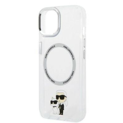 6. Karl Lagerfeld KLHMP14MHNKCIT iPhone 14 Plus 6.7" hardcase transparent Iconic Karl&Choupette Magsafe