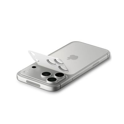 4. Spigen Optik Pro XL Camera Lens Glass for iPhone 17 Pro Max - Silver