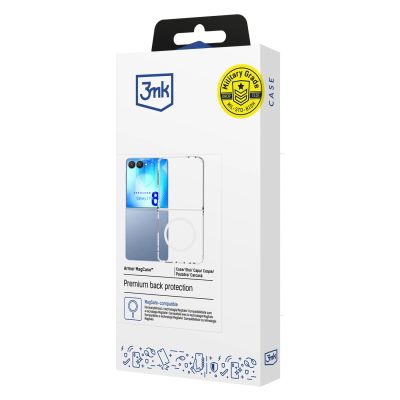 10. 3mk Armor Magcase for Samsung Galaxy Z Flip 8 - Transparent