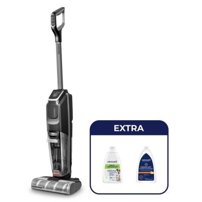 Bissell CrossWave OmniForce Edge Select Upright Vacuum Cleaner Battery Wet & Dry Polytetrafluoroethylene (PTFE) Bagless 0L 22W Black, Gray