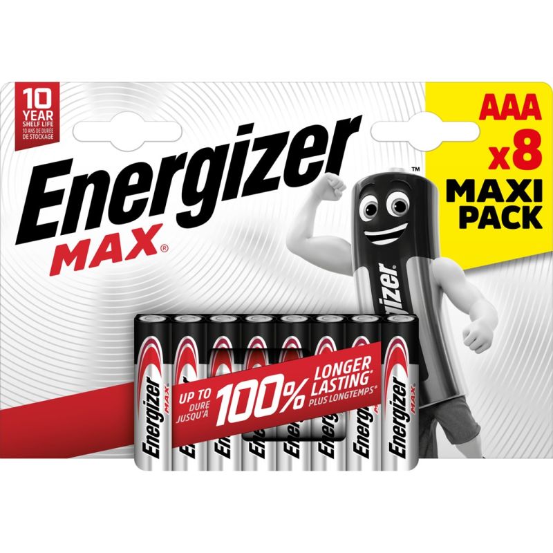 2. ENERGIZER BATTERIES MAX AAA LR03 /8 ECO
