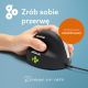 23. Ergonomic R-Go HE Left-Handed USB Mouse Black/Silver