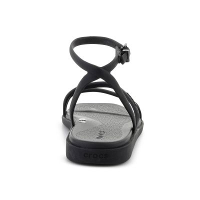 5. CROCS MIAMI ANKLE STRAP SANDAL IN BLACK 212256-001