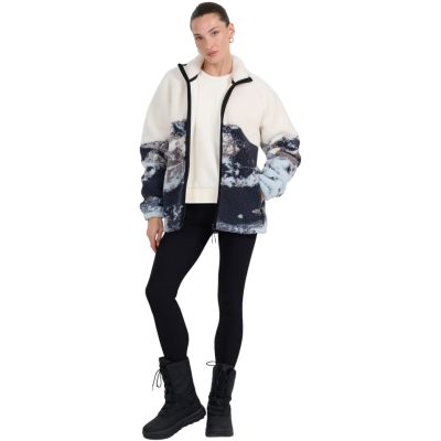 10. Fleece sweatshirt 4F U351 multicolor allover 4FWAW25TFLEU351 90A