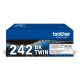 Brother TN-242BKTWIN Toner Cartridge 2 pcs Original Black