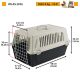 2. FERPLAST Atlas 20 EL – Pet carrier, black