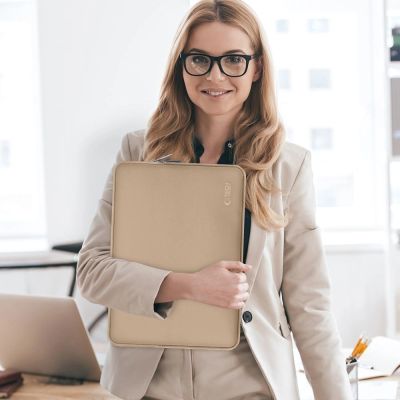 8. Tech-Protect Neoslim 13-14" Laptop Bag - Beige
