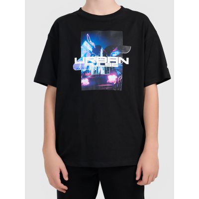 Boy's printed T-shirt 4F 4FJWAW26TTSHM3516-20S