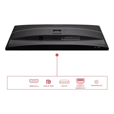 5. AOC E4 Q32E4U Computer Monitor 80 cm (31.5") 2560 x 1440 px Quad HD LED Black