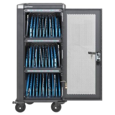 2. MANHATTAN 30-BOOK USB-C CHROMEBOOK CHARGING CABINET