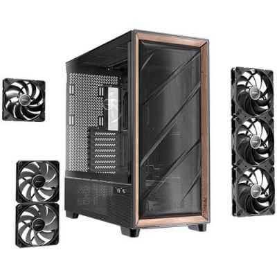 18. Antec FLUX PRO Full Tower Black, Wood