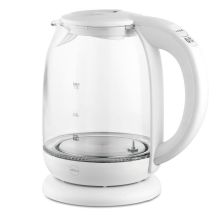 ELDOM LUMI GLASS KETTLE, CAPACITY 1.7 L, REG WATER TEMP., 2200 W, WHITE C510B