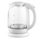 ELDOM LUMI GLASS KETTLE, CAPACITY 1.7 L, REG WATER TEMP., 2200 W, WHITE C510B