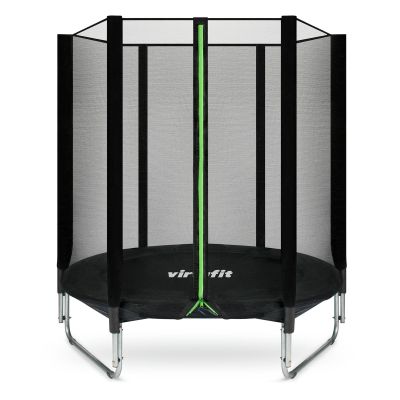 7. VIRTUFIT TRAMPOLINE WITH SAFETY NET – BLACK – 183 CM