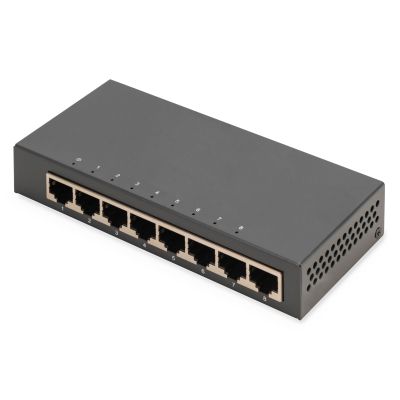 3. Digitus 8-port gigabit switch, desktop, unmanaged, metal case