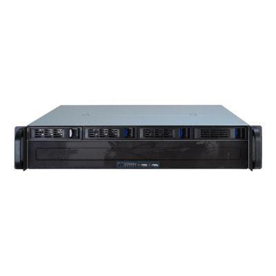 Inter-Tech IPC 2U-2404S Rack Black, Silver