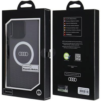 7. Audi IML Big Logo MagSafe case for iPhone 15 Pro Max - black