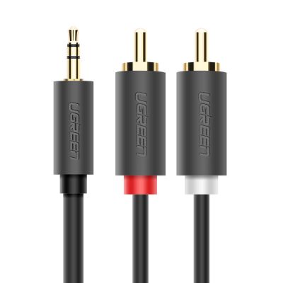 2. Ugreen AV102 10511 cable 3.5 mm mini jack (male) / 2RCA (male) 1.5m - gray