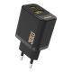 Dudao A27TEU PD 30W GaN USB-A USB-C Wall Charger - Black