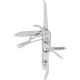 9. SURVIVAL TOURIST KIT 15-IN-1 POCKET KNIFE SILVER