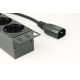 13. GEMBIRD 19" Rack Power Strip PDU EG-PDU-014-C14 1U, 10 A, 8 x SCHUKO, C14 Plug, 3 m Cable