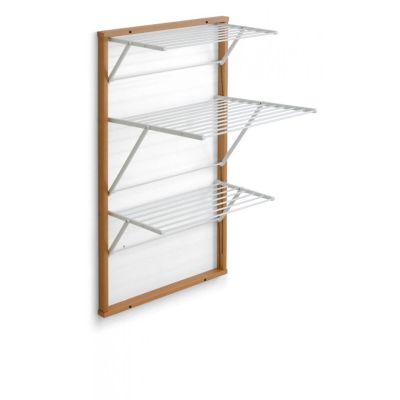 ARREDAMENTI KARIM Wall-Mounted Clothes Dryer - 63 x 68 cm, Brown