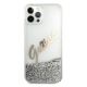 3. Guess GUHCP12LGLVSSI iPhone 12 Pro Max 6.7" silver/silver hardcase Glitter Vintage Script