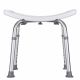 19. Rectangular shower stool with adjustable height