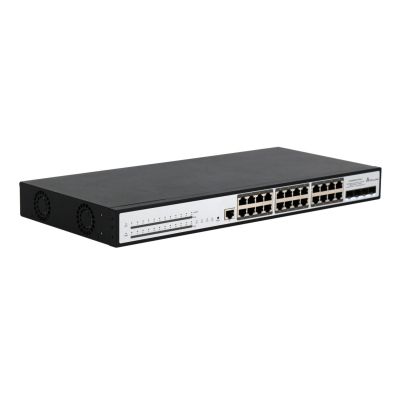 2. Extralink Switch PoE Chiron Pro 24x RJ45 1000Mb/s PoE, 4x SFP+, L3, managed, 370W