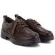 4. Jezzi JH03-3 women's brown leather shoes