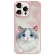 Nimmy Big Eyed Pet 2.0 Cat Case for iPhone 15 Pro Max - Pink