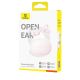 4. OWS Baseus Bass BC1 Earphones with Clip - Pink