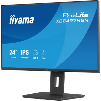 6. iiyama ProLite XB2497HSN-B1 computer monitor 60.5 cm (23.8") 1920 x 1080 px Full HD LED Black