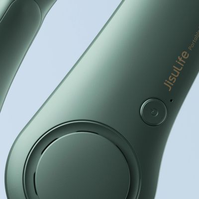 9. Jisulife Neck Fan Life3 Portable USB Neck Fan - Green