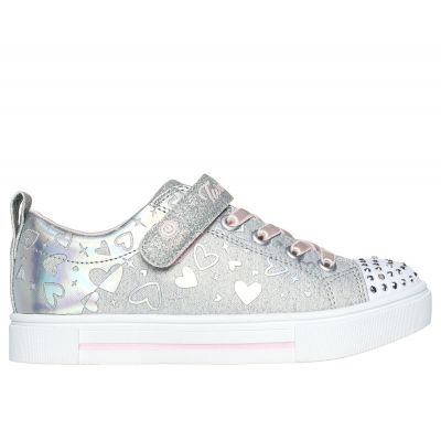 12. Skechers Led Heather Charms Jr 314787L GYSL shoes