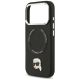 6. Karl Lagerfeld Karl Pin MagSafe Case for iPhone 17 Pro - Black