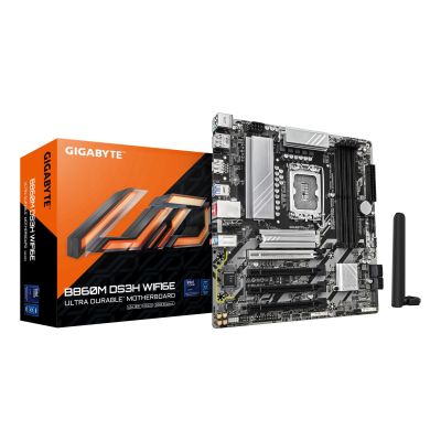 4. GIGABYTE B860M DS3H WIFI6E motherboard Intel B860 LGA 1851 (Socket V1) micro ATX
