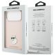 8. Karl Lagerfeld Silicone Choupette Metal Pin Case for iPhone 18 Pro Max / 17 Pro Max – Pink
